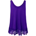 thumbnail image 3 of HSHDLDF Plus Size Swing Lace Flowy Tank Top for Women, 3 of 6