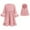 1-Pink, variant on Hjtefg Baby Girl Dress Set, Long Sleeve Outfit with Coordinating Head Cover, Soft Flowy Fabric Ensemble for Toddlers, Traditional Attire for Formal Events,Color: 1-Green Size: 18-24 Months