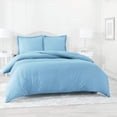 thumbnail image 1 of 800 Thread Count 100% Egyptian Cotton 5 Piece Duvet Set with Zipper Closure & Corner 5 Pc Duvet Set Solid Pattern, 1 of 4