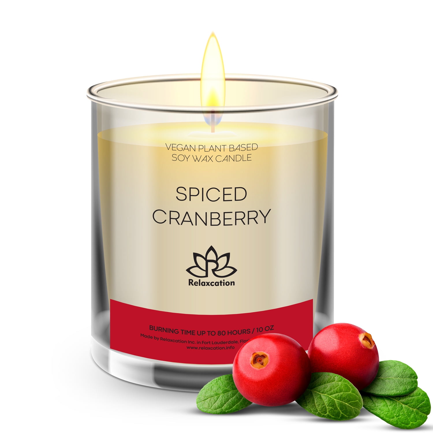 Spiced Cranberry Fragrance Oil – 1 Oz, Concentrated, For Candles, Soap & Home Scents