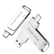 Dual USB Flash Drive 2TB/2000GB 2in1 Thumb Drive for Android/Tablet/PC-MAOLAI