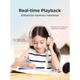 thumbnail image 3 of 1MORE Auriculares inalámbricos Bluetooth para niños - HQ20 SonoFlow Mini auriculares supraaurales, volumen seguro, tiempo de reproducción de 65 horas, plegables y cómodos, micrófono para llamadas, com, 3 of 5