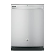 GDT535PSJSS 24 Energy Star Built In Dishwasher with 14 Place Settings 4 Cycles 55 dBA Silverware Jets SpaceMaker Basket... by GE