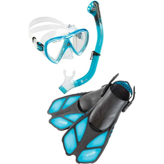 Cressi Bonete Pro Dry Set in Bag Aqua S/M