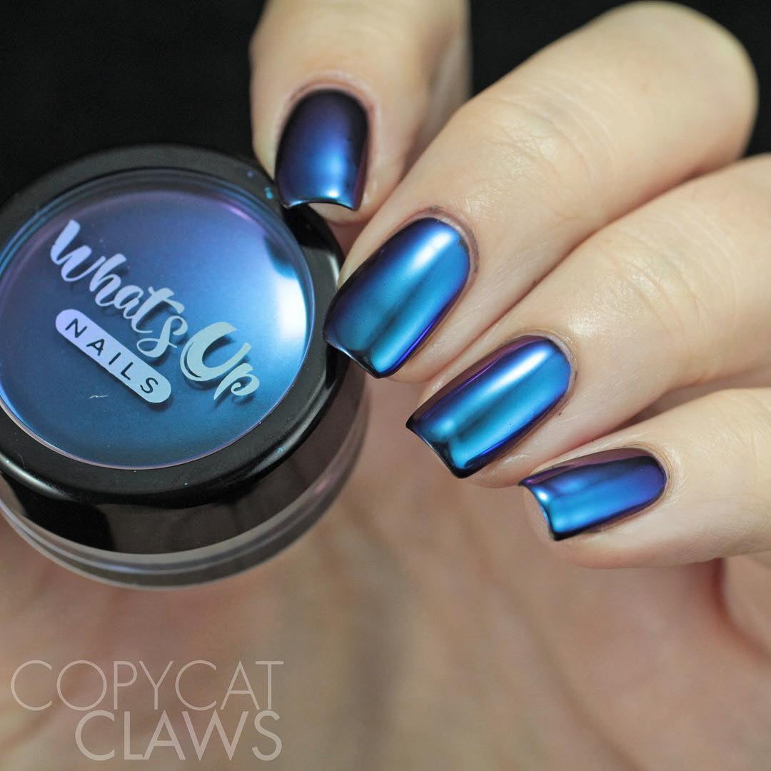 Whats Up Nails - Ocean Powder Magic Color Shifting Pigment with Multi Chrome Mirror Effect