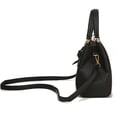 thumbnail image 3 of Purses and Handbags for Women Fashion Ladies PU Leather Top Handle Satchel Shoulder Tote Bags Plum Bow Crossbody Bag, 3 of 9