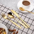 thumbnail image 3 of 30 Pieces Flatware Set, Stainless Steel Silverware Set Kitchen Cutlery Set, 3 of 9