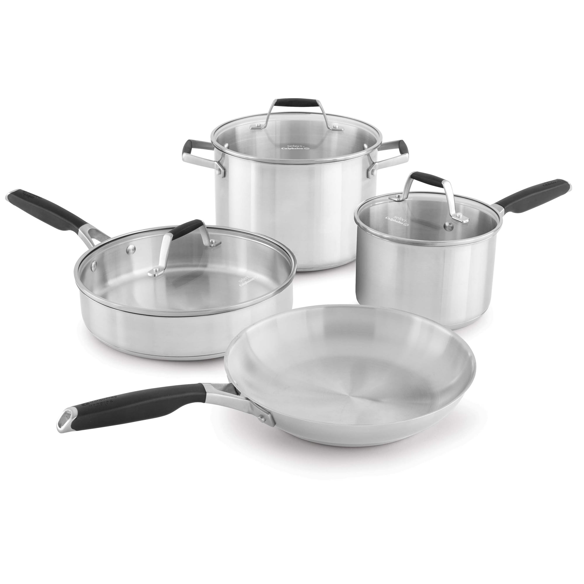 Calphalon Simply Stainless-Steel 10-Piece Cooking Set