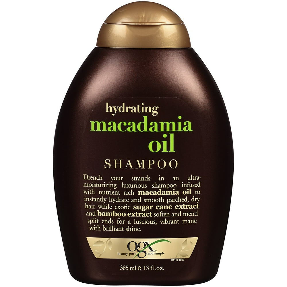 OGX Hydrating Macadamia Oil Shampoo, 13 Oz - Walmart.com - Walmart.com