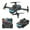 Black, variant on RKZDSR WiFi FPV Drone With 4K HD Dual Camera Altitude Hold Mode Foldable RC Drone Quadcopter Circle Fly, Route Fly, Altitude Hold, Headless Mode Plastic