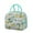 Greenish-blue-7, variant on Lunch Bag Lunch Box for Women Reusable Insulated Lunch Bags,Water-Resistant Lemon Print Cooler Lunch Tote Bag, Large Capacity for Work Travel Picnic
