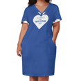 thumbnail image 3 of Vestido holgado con bolsillos "Occupied By My Twin Flame" para mujer, mono de verano, vestido de verano para mujer 2025, 3 of 7