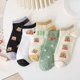 thumbnail image 1 of Calcetines de algodón informales con boca de burbuja y encaje bonitos de estilo japonés de verano de corte bajo para niños, 1 of 1