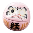 thumbnail image 4 of Pequeña muñeca Daruma de cerámica, figura japonesa en miniatura, escultura artística creativa para Rosa, 4 of 9
