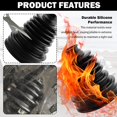 thumbnail image 3 of CV Axle Boot Repairs Kit with Expander Tool,4 Clamps,6 Zip Ties,CV Boots Repair for Drive Shaft & Chassis Protection,Silicone Kits Car Accessories -, 3 of 6