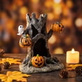 thumbnail image 7 of Halloween Decorations Ghost Pumpkin Tree Stump Ornament, Halloween Tabletop Decoration, Seasonal Home Display, Party Centerpiece, Holiday Decorative Accent, 7 of 7