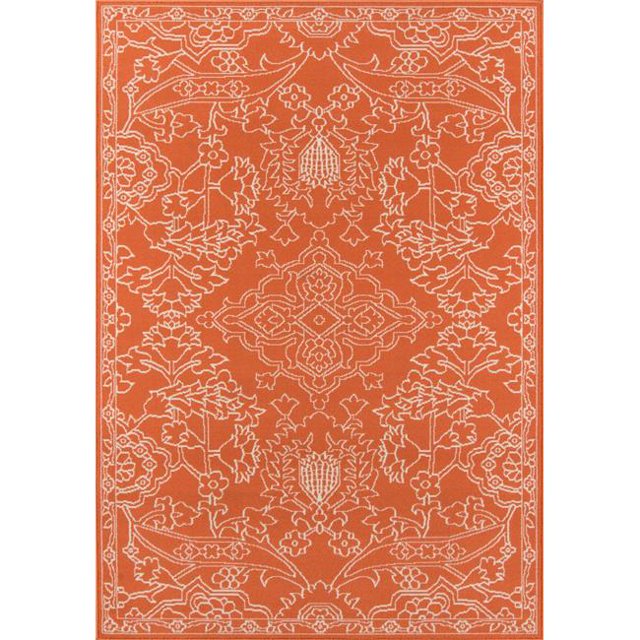 Momeni BAJA0BAJ22ORG3B57 3 ft. 11 in. x 5 ft. 7 in. Baja22 Rectangle Area Rug - Orange