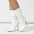 thumbnail image 2 of UngA Boots for Women Knee High Boots for Women, Sexy Pointed Toe Stiletto High Heel Boots, Fashion & Classic Dress Shoes White,8.5, 2 of 7