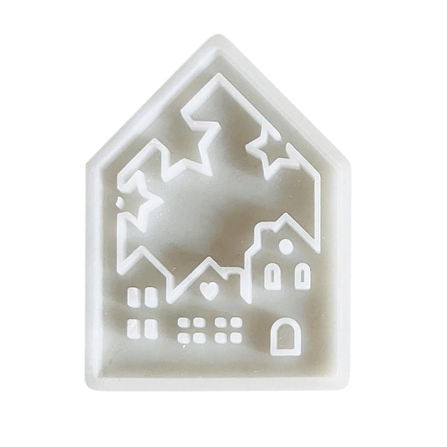 Yhmxh Christmas Decorations Moulds Pouring Moulds Moulds For Houses Moulds For Trees Moulds Pouring Moulds For Houses Moulds For Trees Gypsum Adhesive