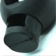 thumbnail image 3 of Spring Cord Lock Single Hole End Round Fastener Buttons Slider Toggle Stopper for Backpack Shoelace Sportswear Black, 3 of 3