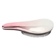 thumbnail image 3 of Brosse démêlante massante pour cheveux bouclés et lisses, dégradé rose et blanc, 3 of 4