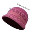 thumbnail image 3 of QHFBli Women's Winter Knit Hat Lined Warm Style Ear for Cold Weather Daily Use, 3 of 4