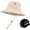 Beige, variant on Bucket Hats for Adult Men Women Sun Protection Suitable for Leisure Cycling Bike Helmet (Non-Professional) Mountain Hiking Fishing