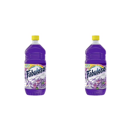 2 pack  bottles Fabuloso Lavender Multi Purpose Cleaner 2 (28FLOZ x 2 )