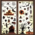 thumbnail image 1 of Stickers de Fenêtre de Décoration Halloween Réutilisables Ensembles Toile d'Araignée, 1 of 4