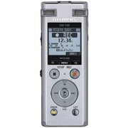 Olympus Voice Recorder DM-720 with 4GB, Micro SD Slot, USB Charging, Direction PC Connection, Transcription Mode, Silver, 4GB built in memory (985 hours) By Visit the Olympus Store