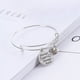 thumbnail image 5 of Guardurnaity Brazalete ajustable de plata, con colgante de textura de alta gama, resistente a impactos, durabilidad, brazalete de Metal Ropa, zapatos y accesorios Miscelánea, 5 of 6