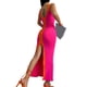 thumbnail image 3 of Txlixc Vestido largo de punto femenino bodycon, vestido midi de cuello V sin mangas Txlixc moda, 3 of 5