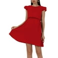 thumbnail image 4 of Lucakuins Vestido de Maternidad para Mujer, Mini Vestido de Embarazo con Cuello Redondo y Cuello Redondo para Casual Diario Lucakuins moda, 4 of 6