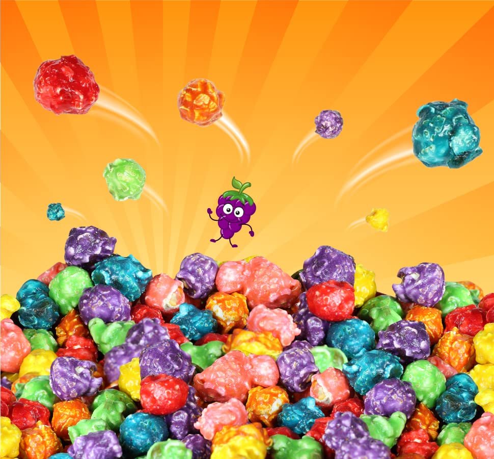 Buy Gourmet Rainbow Colored Popcorn by It's Delish 8 Oz Bulk Bag Multi