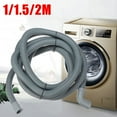 thumbnail image 3 of Universal Washing Machine Dishwasher Drain Waste Hose Extension Pipe 2m, 3 of 3