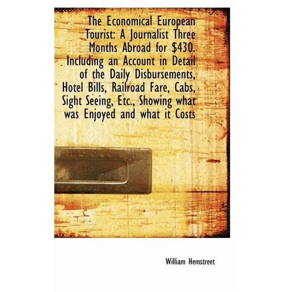 The Economical European Tourist (Hardcover)