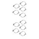thumbnail image 1 of Soidarity Abrazadera de línea de freno Diseño hueco Material de acero Cable resistente al desgaste Asiento de paso Bordes redondeados Fijador 31.8 mm【5 piezas】 2piezas, 1 of 6