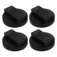 thumbnail image 1 of NUOLUX 4Ud Almohadillas De Goma Para Soporte De Automóvil Estables Y Duraderas Color Negro, 1 of 8