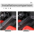 thumbnail image 5 of TINKI Real Carbon Fiber Center Control Side Trim Compatible with Chevrolet Corvette C8 2020-2023, Center Console Passenger Side Decorative Strip Cover, 5 of 15