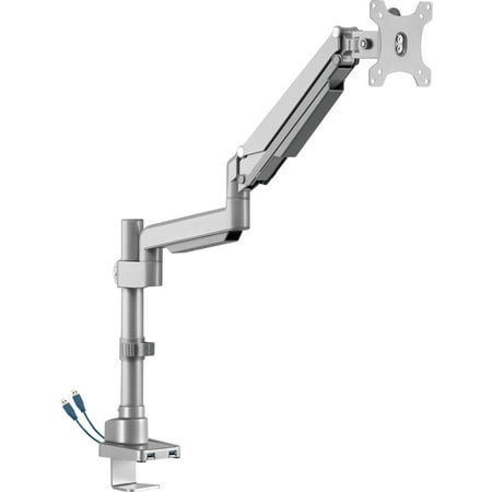 UPC: 0035255998024 | Lorell LLR99802 Pole Single-monitor Arm 1 Each Gray