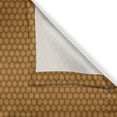 thumbnail image 3 of Ambesonne Honeycomb Kitchen Curtains, Hexagons Continuous Art, 55"x39", Ginger and Pale Coffee, 3 of 3