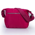 thumbnail image 2 of Bolsa de información de cuero femenino bolsa de lona impermeable Correa ajustable diaria billetera cuadrada, 2 of 4
