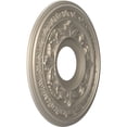 thumbnail image 2 of Ekena Millwork 13"OD x 3 1/2"ID x 3/4"P Baltimore Thermoformed PVC Ceiling Medallion (Fits Canopies up to 5 1/4"), Metallic Silver, 2 of 10