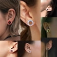 thumbnail image 5 of Expansor De Túnel De Silicona Con Puntos Coloridos Piercings, 5 of 5