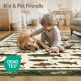thumbnail image 4 of ODIKA Fish Vintage Fishing Angling Lures Trout Tackle Border Bathroom for Playroom, Bedroom, Reading Nook, Pet Friendly & Kids Safe Play, 4 of 7