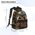 thumbnail image 3 of Fotbe Quirky Owl With Glasses Lightweight Casual Laptop Backpack for Men and Women, Daily use Waterproof backpack, Backpack for College, 3 of 7