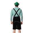 thumbnail image 5 of CHUMUD Men 3 Piece Sets Cotton Lederhosen Oktoberfest Outfit Costume for Halloween Beer Festival Parties, 5 of 9