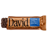 David Bronze High Protein Bars, Cookie Dough Caramel Chocolate Crunch, 20g Protein, 12 Count