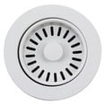 thumbnail image 3 of Transolid 4110-01 3.5-in Plastic Disposal Strainer in White, 3 of 3