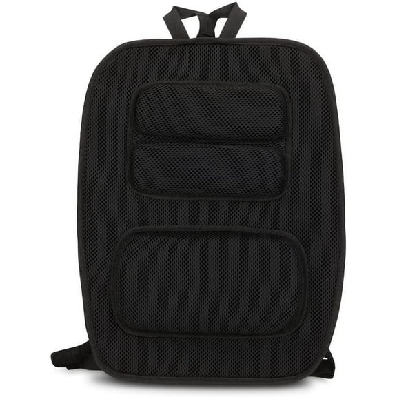 FOMI Premium Lumbar Orthopedic Back Cushion  Upper and Lower Thoracic Support Pillow for Wheelchair, Car, Office, Kitchen Chair  Sciatica, Tailbone Pain Relief  Foam Filled Backrest and Posture Aid